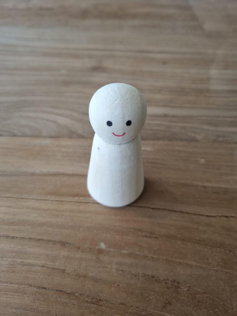 Houten poppetje